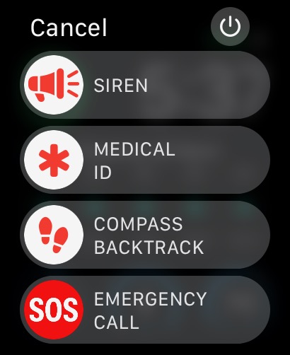 Dispositivo di scorrimento della sirena ultra per Apple Watch